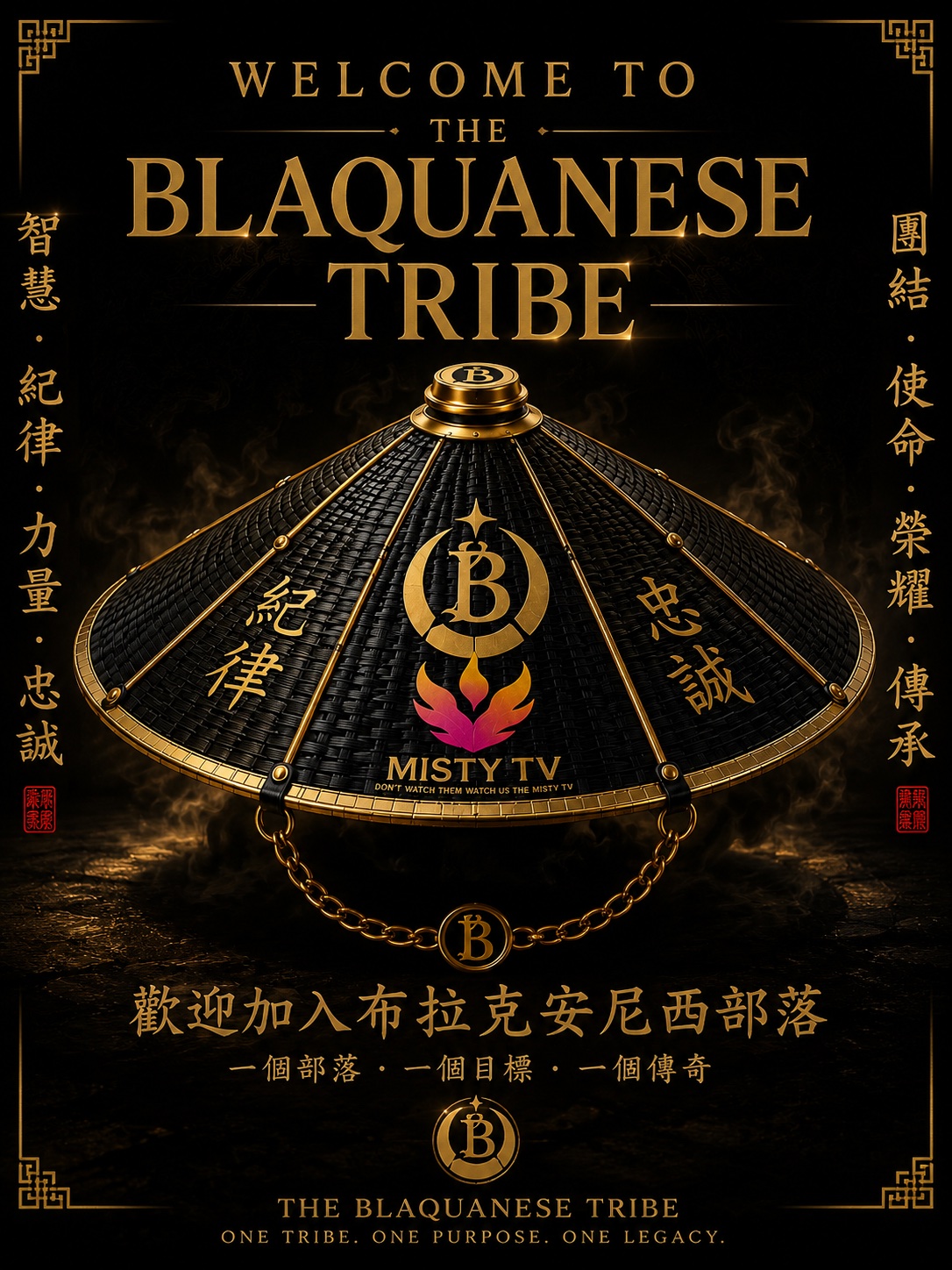 The Blaquanese Tribe Obsidian Membership Plan graphic by The Misty TV Firm