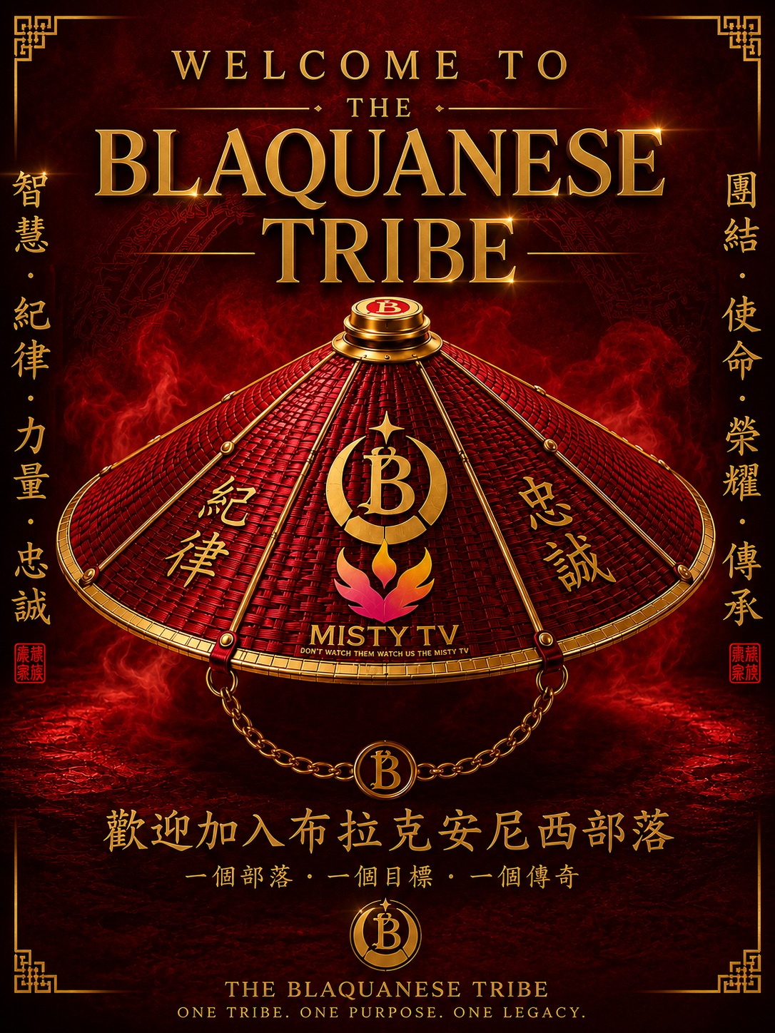 The Blaquanese Tribe Sapphire Membership Plan graphic by The Misty TV Firm