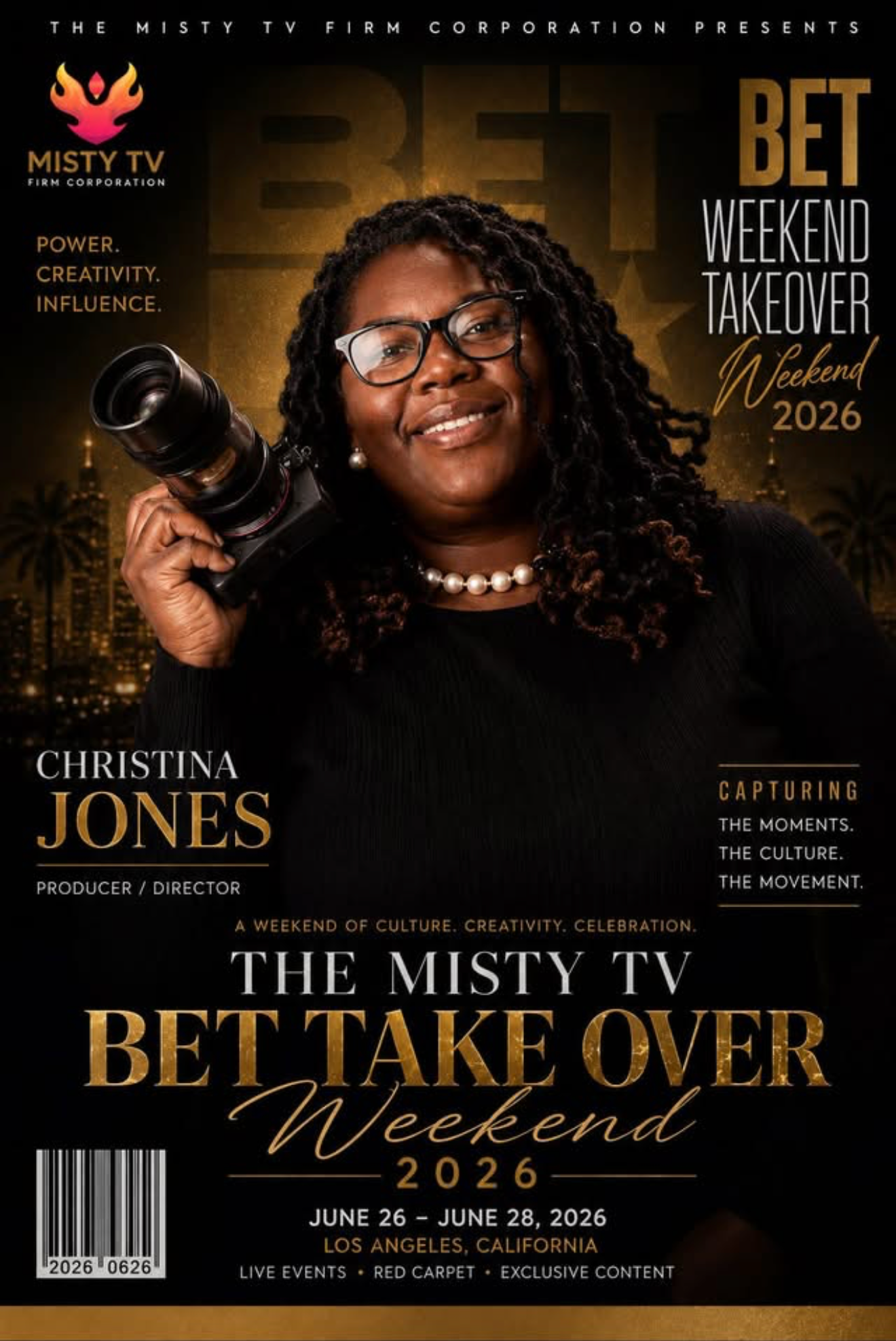 Christina Jones BET Takeover Weekend flyer