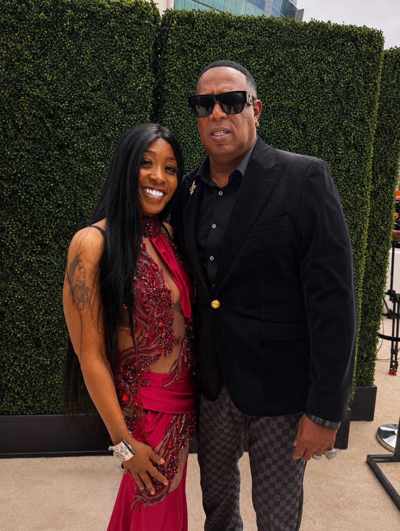 Misty Blanco with Master P during BET Awards Weekend 2026 celebrity media coverage by The Misty TV Firm