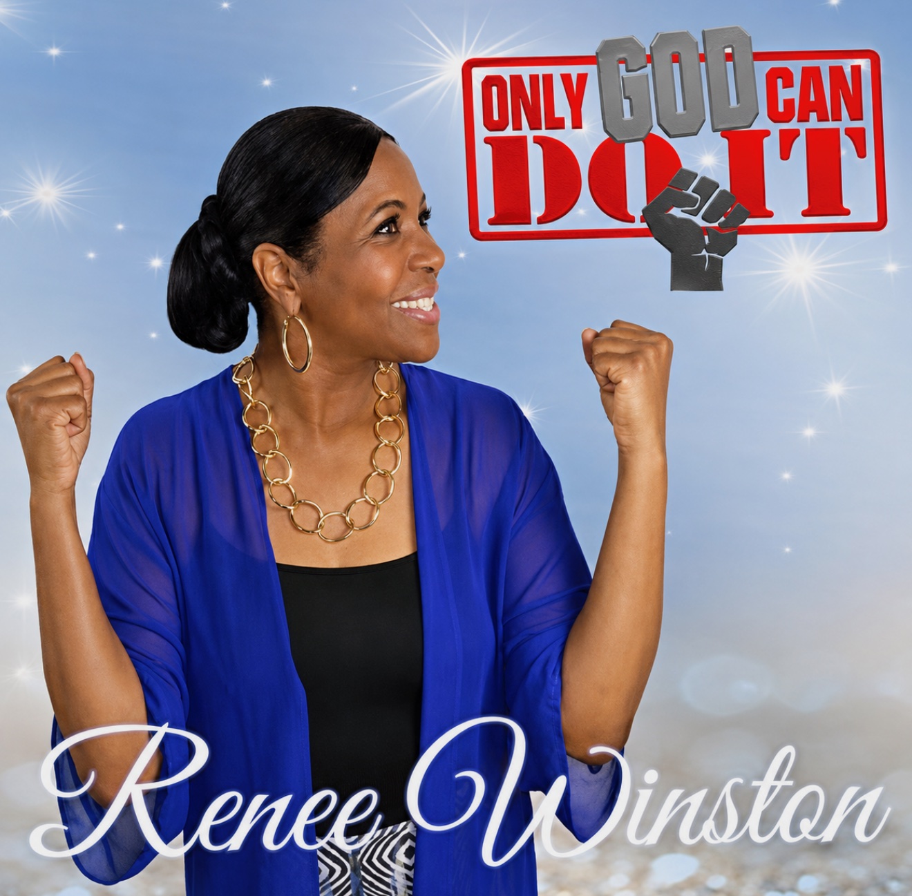 Renee Winston Only God Can Do It gospel single cover artwork