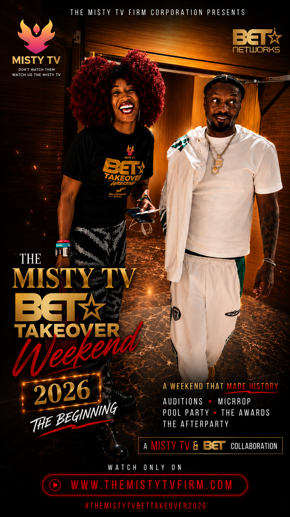 The Misty TV BET Takeover Weekend 2026 beginning video cover