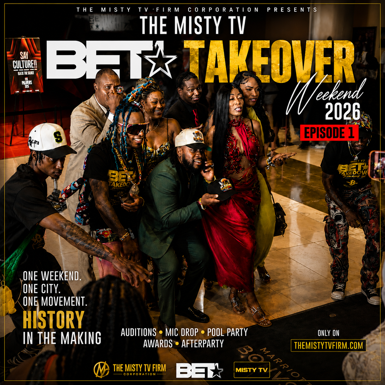 The Misty TV BET Takeover Weekend 2026 episode 1 group video cover